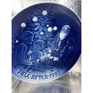 Bing & Grondahl 1998 Christmas Plate Danish Blue. With‎ Box